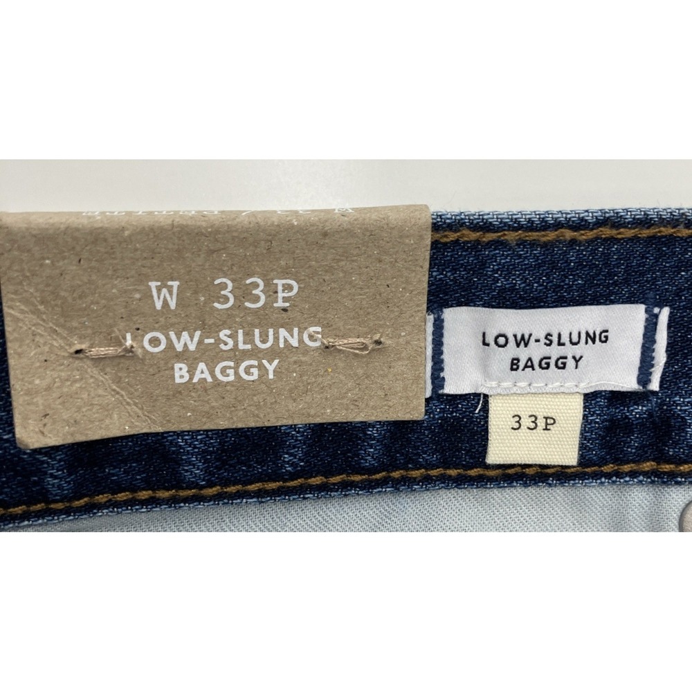 Madewell x Kaihara Denim Low Slung Baggy Jeans W 33P NWT NS821 Wide Leg - Picture 8 of 9